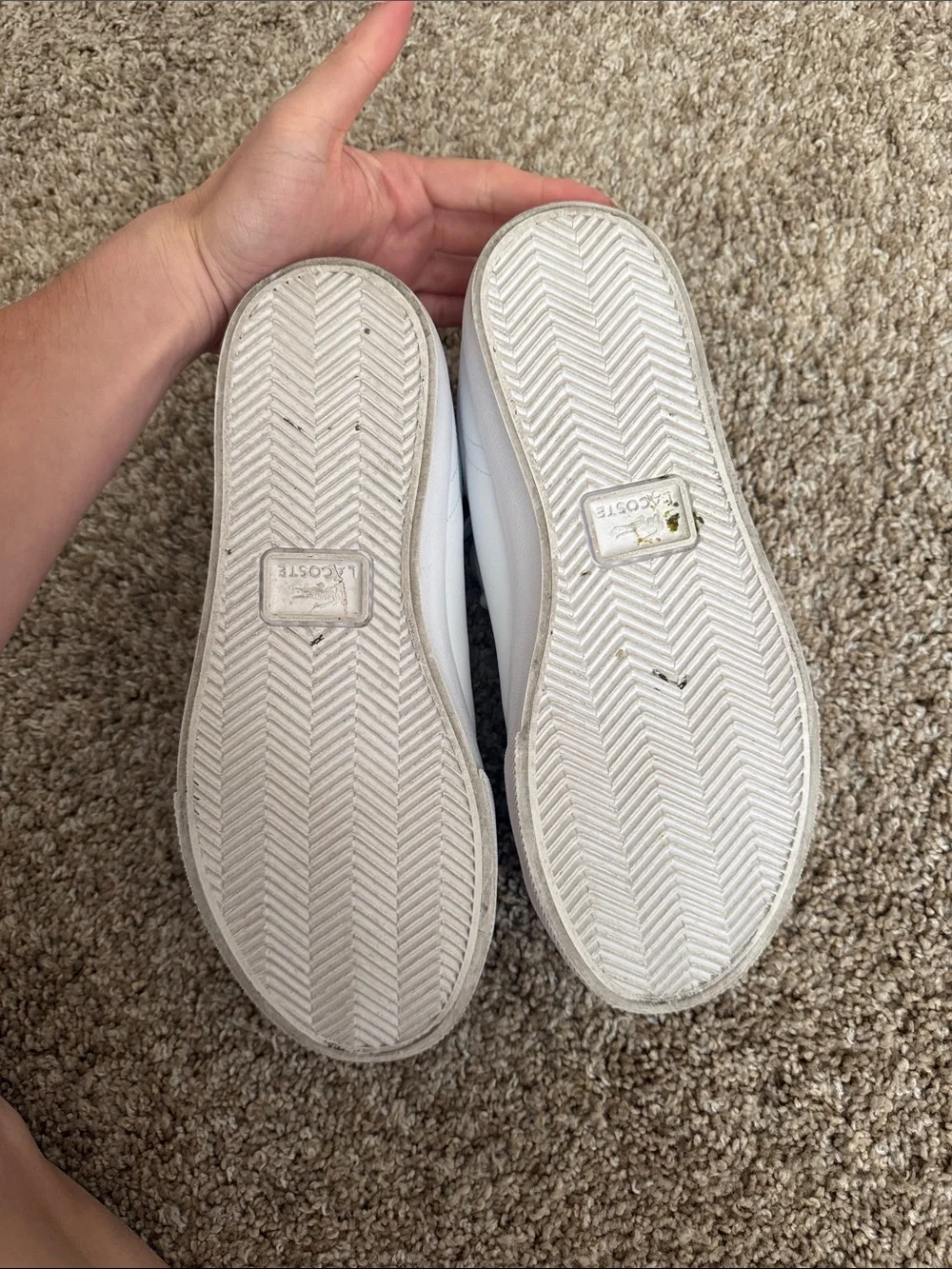 Lacoste clean white